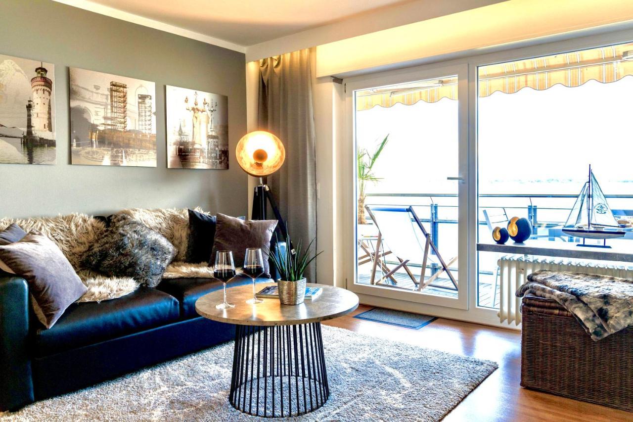 Lakeside Direkt Am Bodensee Mit Privatstrand, Atemberaubender Seesicht Und Parkplatz * Friedrichshafen